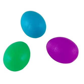 Stressballer 3 stk eggformet