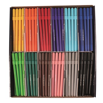 Tusjer EduArtem medium 144 stk