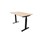 Skrivebord Chat FSC 140x80 cm svart