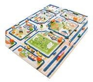 Leketeppe trafikk 134x180 cm