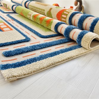 Leketeppe trafikk 134x180 cm
