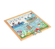 EDUCO rammepuslespill natur & klima, plast i havet