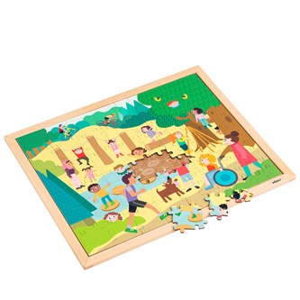 EDUCO rammepuslespill skogen