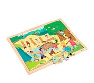 EDUCO rammepuslespill skogen