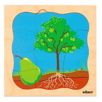 EDUCO puslespill lag-på-lag pæretre