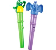 Vibrerende elefant og krokodille