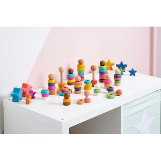 Lekefigurer verdens familie