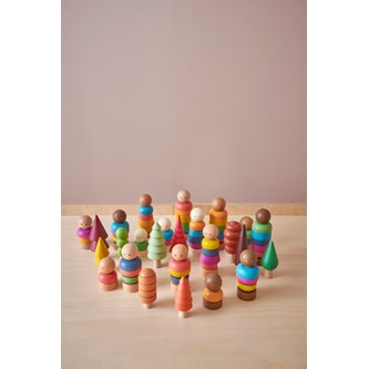 Lekefigurer verdens familie