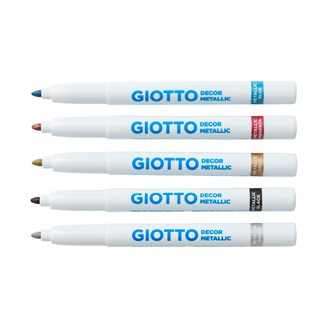 Dekorasjonspenn Giotto metallic 5 stk