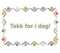Informasjonsskilt: Takk for i dag