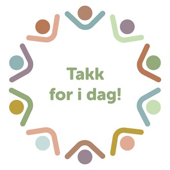 Informasjonsskilt: Takk for i dag