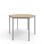 Bord 12:38 FSC HPL sekskant 120x120 cm sølv