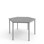 Bord 12:38 FSC HPL sekskant 120x120 cm sølv