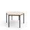 Bord 12:38 FSC HPL sekskant 120x120 cm svart