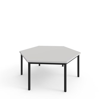 Bord 12:38 FSC HPL sekskant 120x120 cm svart