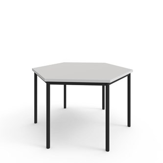 Bord 12:38 FSC HPL sekskant 120x120 cm svart