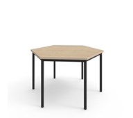 Bord 12:38 FSC HPL sekskant 120x120 cm svart
