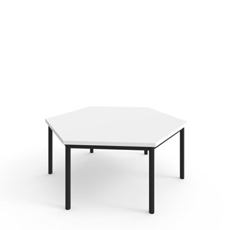 Bord 12:38 FSC HPL sekskant 120x120 cm svart