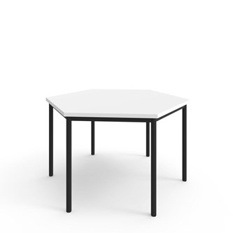 Bord 12:38 FSC HPL sekskant 120x120 cm svart