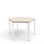 Bord 12:38 FSC akustikklaminat optimal sekskant 120x120 cm hvit