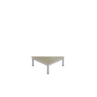 Lekebord 12:38 akustikk linoleum 90x66x66 cm sølv