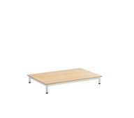 Lekebord 12:38 HPL 120x80 cm hvit