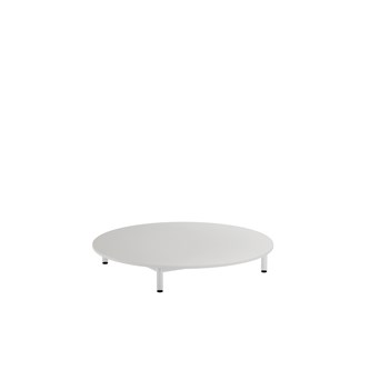 Lekebord 12:38 HPL Ø120 cm hvit