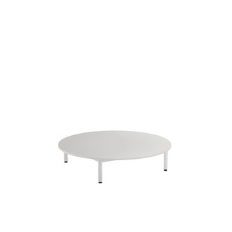 Lekebord 12:38 HPL Ø120 cm hvit