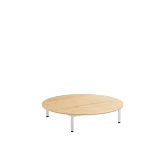 Lekebord 12:38 HPL Ø120 cm hvit
