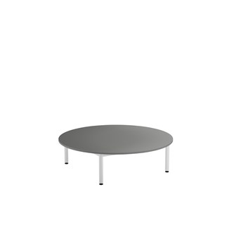 Lekebord 12:38 HPL Ø120 cm hvit