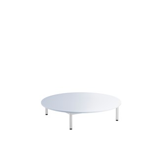 Lekebord 12:38 HPL Ø120 cm hvit