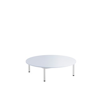 Lekebord 12:38 HPL Ø120 cm hvit