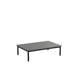 Lekebord 12:38 HPL 120x80 cm svart