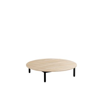 Lekebord 12:38 HPL Ø120 cm svart