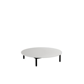 Lekebord 12:38 HPL Ø120 cm svart