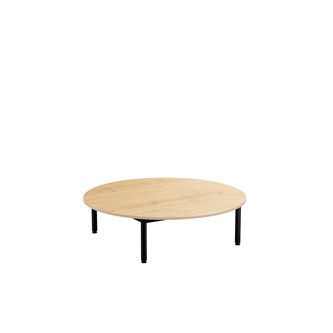Lekebord 12:38 HPL Ø120 cm svart