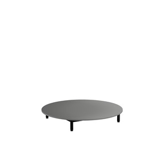 Lekebord 12:38 HPL Ø120 cm svart