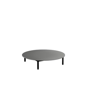 Lekebord 12:38 HPL Ø120 cm svart