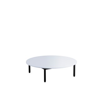 Lekebord 12:38 HPL Ø120 cm svart