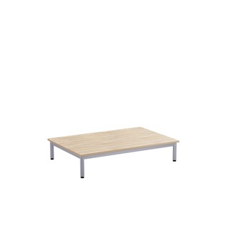 Lekebord 12:38 HPL 120x80 cm sølv