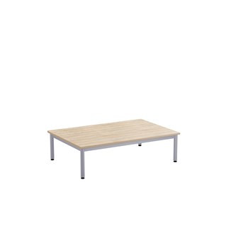 Lekebord 12:38 HPL 120x80 cm sølv