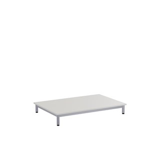 Lekebord 12:38 HPL 120x80 cm sølv