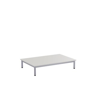 Lekebord 12:38 HPL 120x80 cm sølv