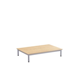 Lekebord 12:38 HPL 120x80 cm sølv