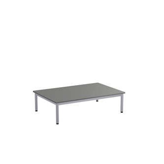 Lekebord 12:38 HPL 120x80 cm sølv