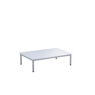 Lekebord 12:38 HPL 120x80 cm sølv