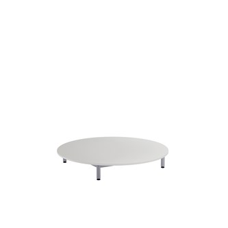 Lekebord 12:38 HPL Ø120 cm sølv