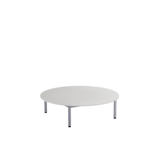Lekebord 12:38 HPL Ø120 cm sølv