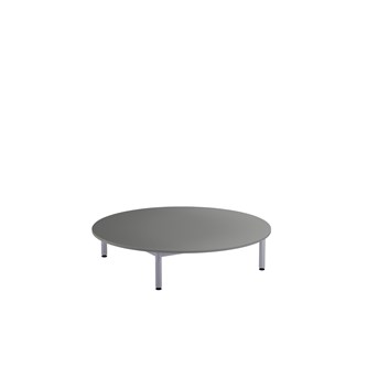 Lekebord 12:38 HPL Ø120 cm sølv