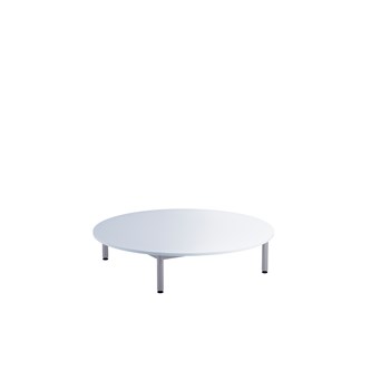Lekebord 12:38 HPL Ø120 cm sølv